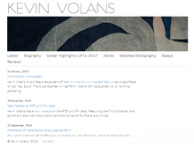 Tablet Screenshot of kevinvolans.com